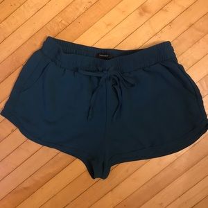 Forever 21 shorts. Deep teal. Flowy-Flirty-Comfy!